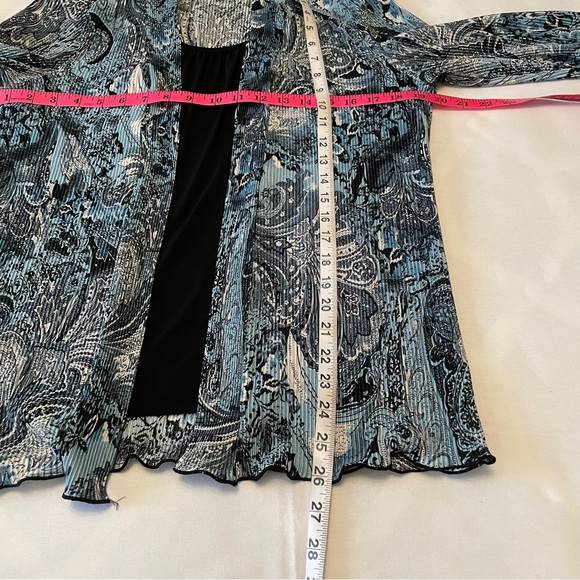 CARROLL REED CLASSICS Tank Top Attached Open 3/4 Sleeve Cover Up Blouse -1 Piece - Picture 11 of 12